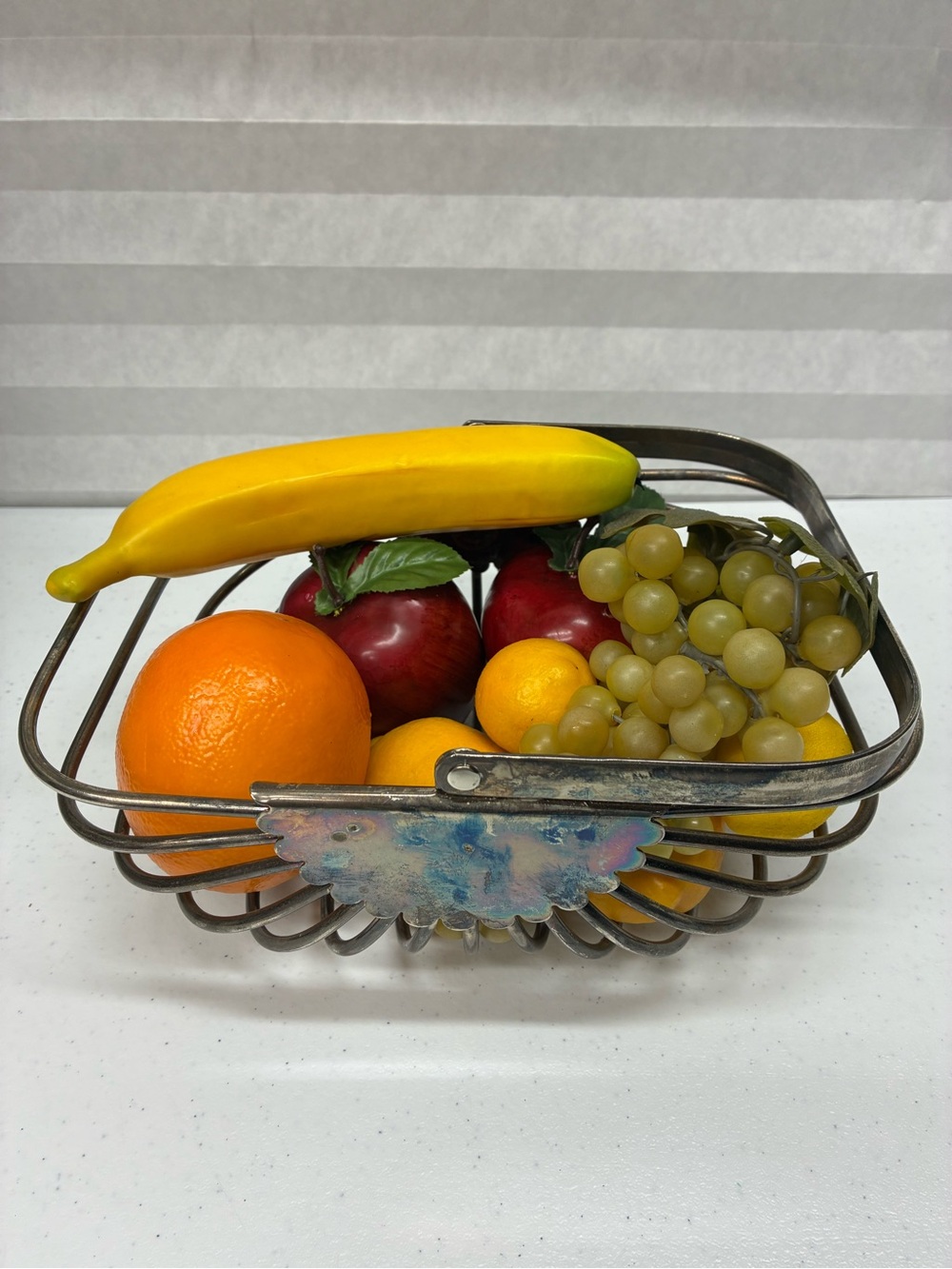 Vintage fruit home decor MCM mid century modern apples lemons grapes